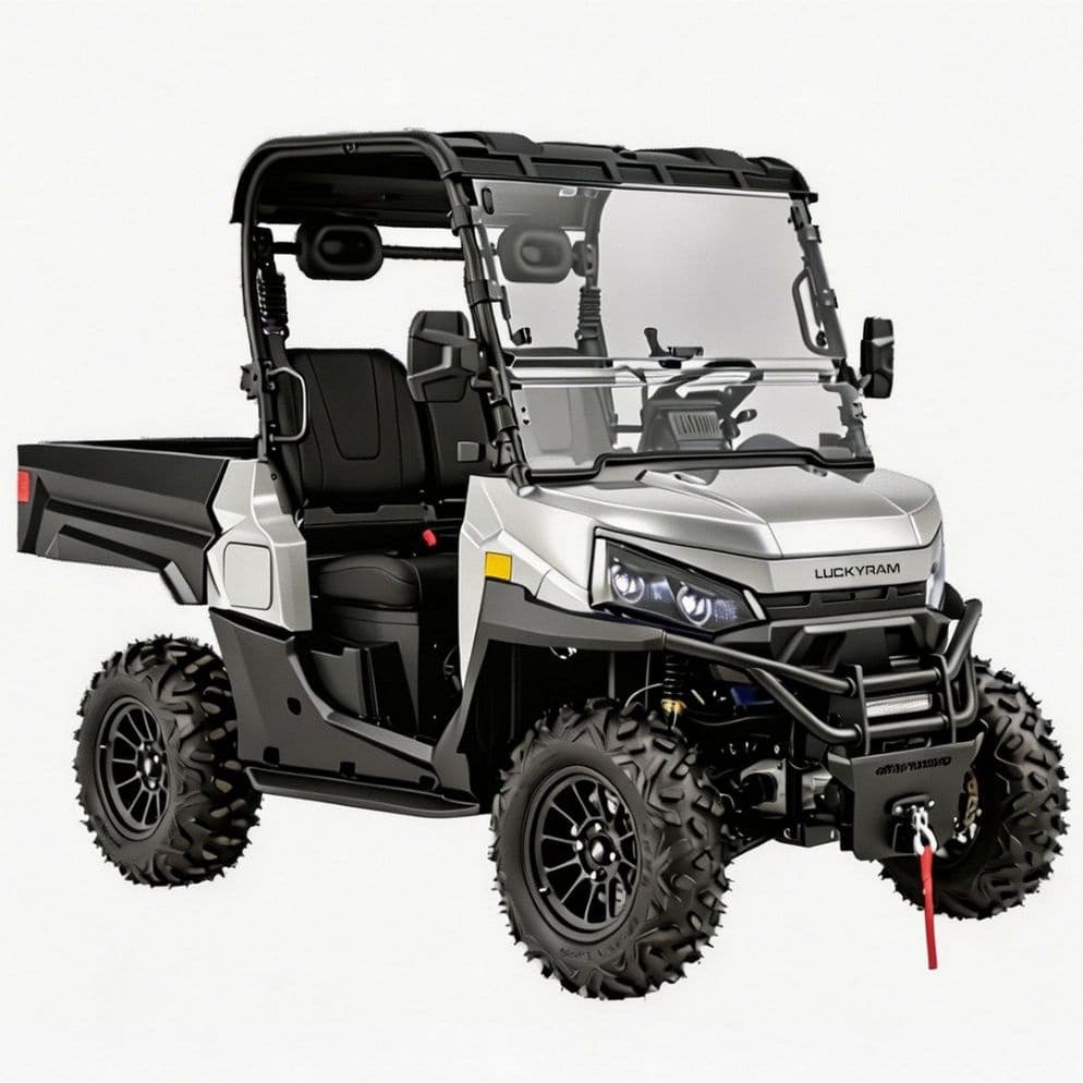 10KW kintamosios srovės variklis 4WD elektrinis UTV 1000kg vilkimas medžioklės rančoje