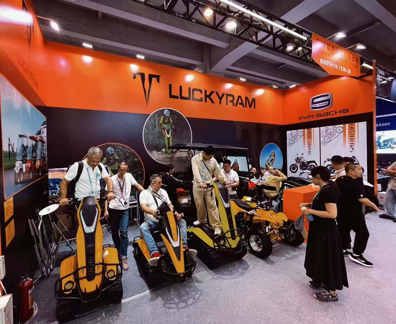 LUCKYRAM ATVS ŽVAIGŽDĖS IŠ UŽSIENIO Pirkėjų 136 -osios Kantono mugėje