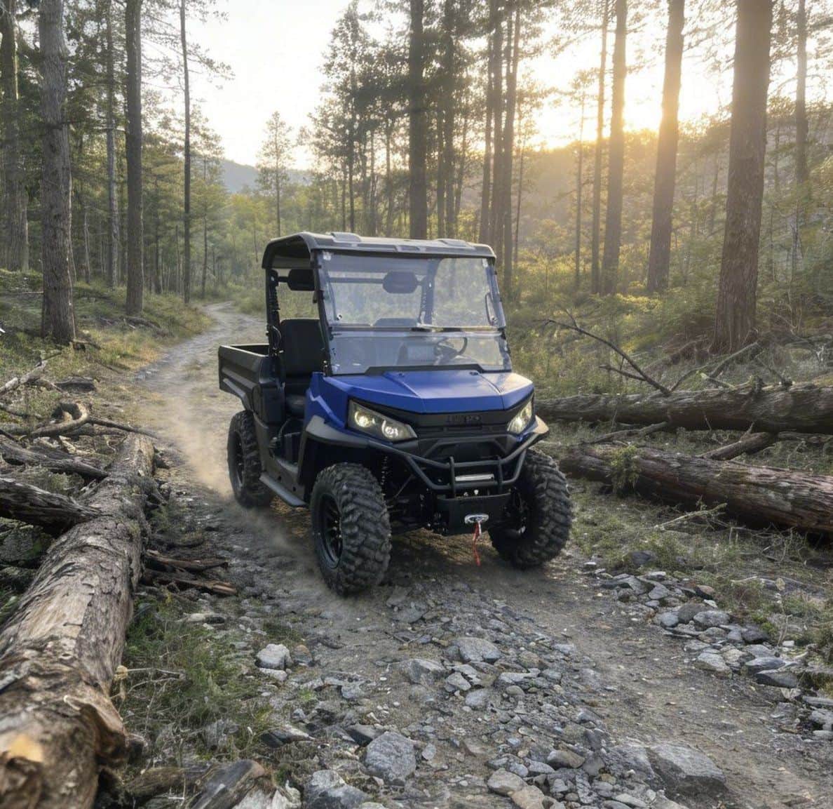 4WD Electric Ranch UTV Farm 73.6V 150Ah valdiklis 20KW Peak