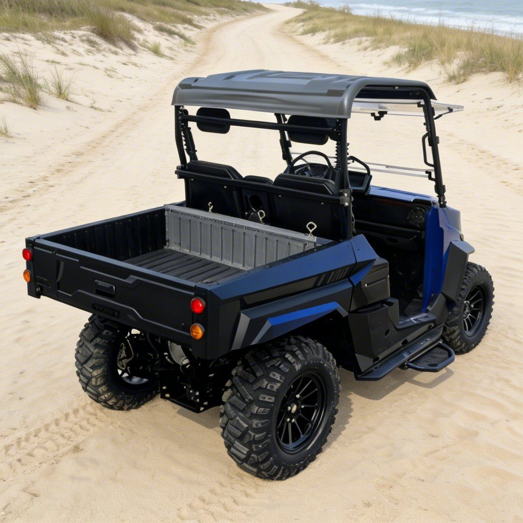 Elektrinis UTV 4WD, skirtas darbo vietos 14 colių padangoms 73.6V 20KW didžiausia galia
