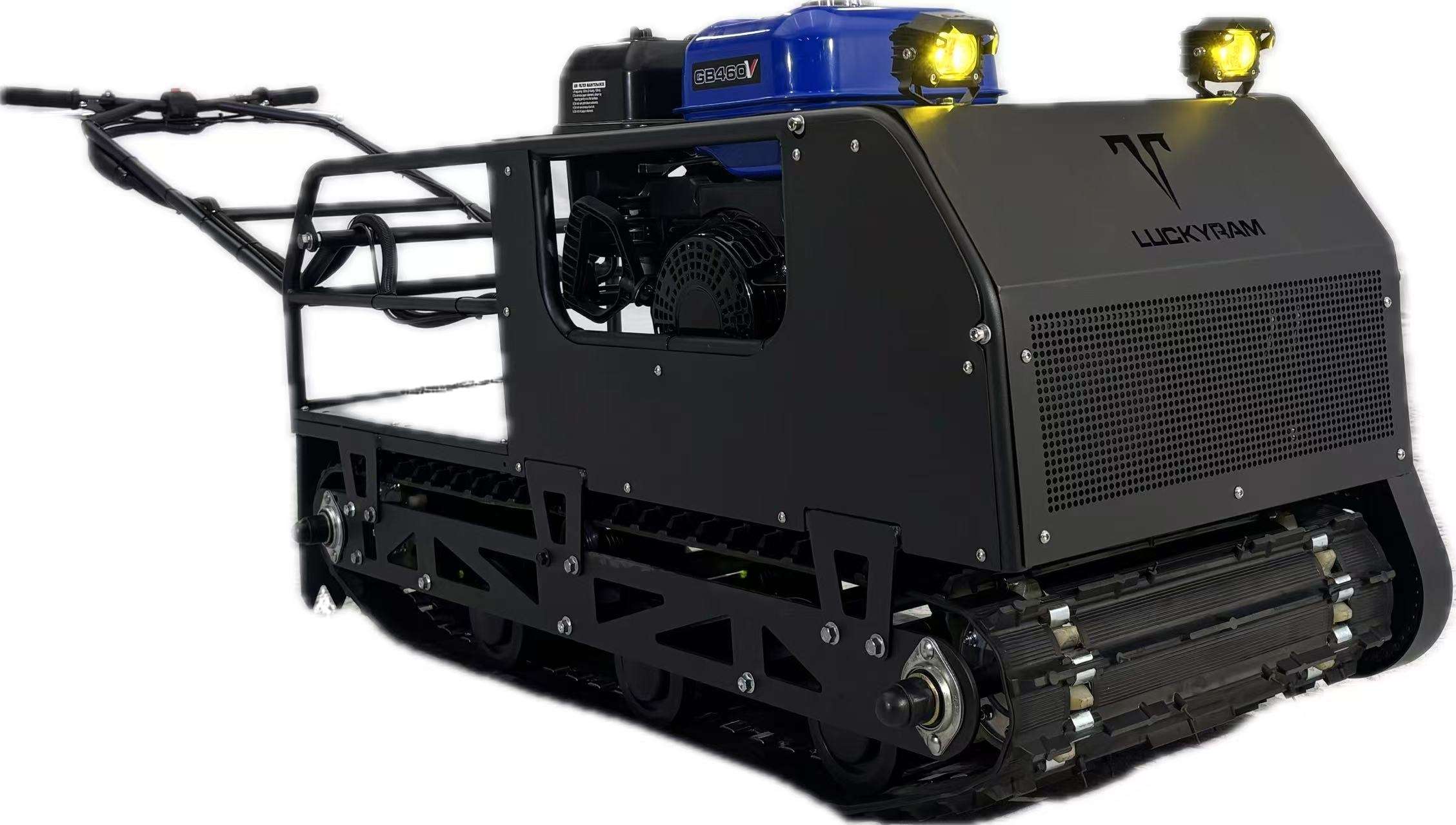 Didelio nuotolio elektrinis sniego motociklas - SnowWolf