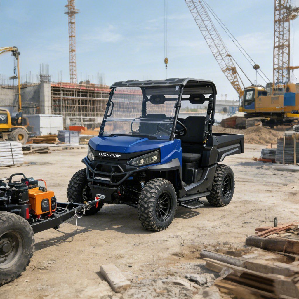 Ranch Work UTV 4WD 10KW kintamosios srovės variklis 670kg Pakrovimas 1000kg Vilkimas